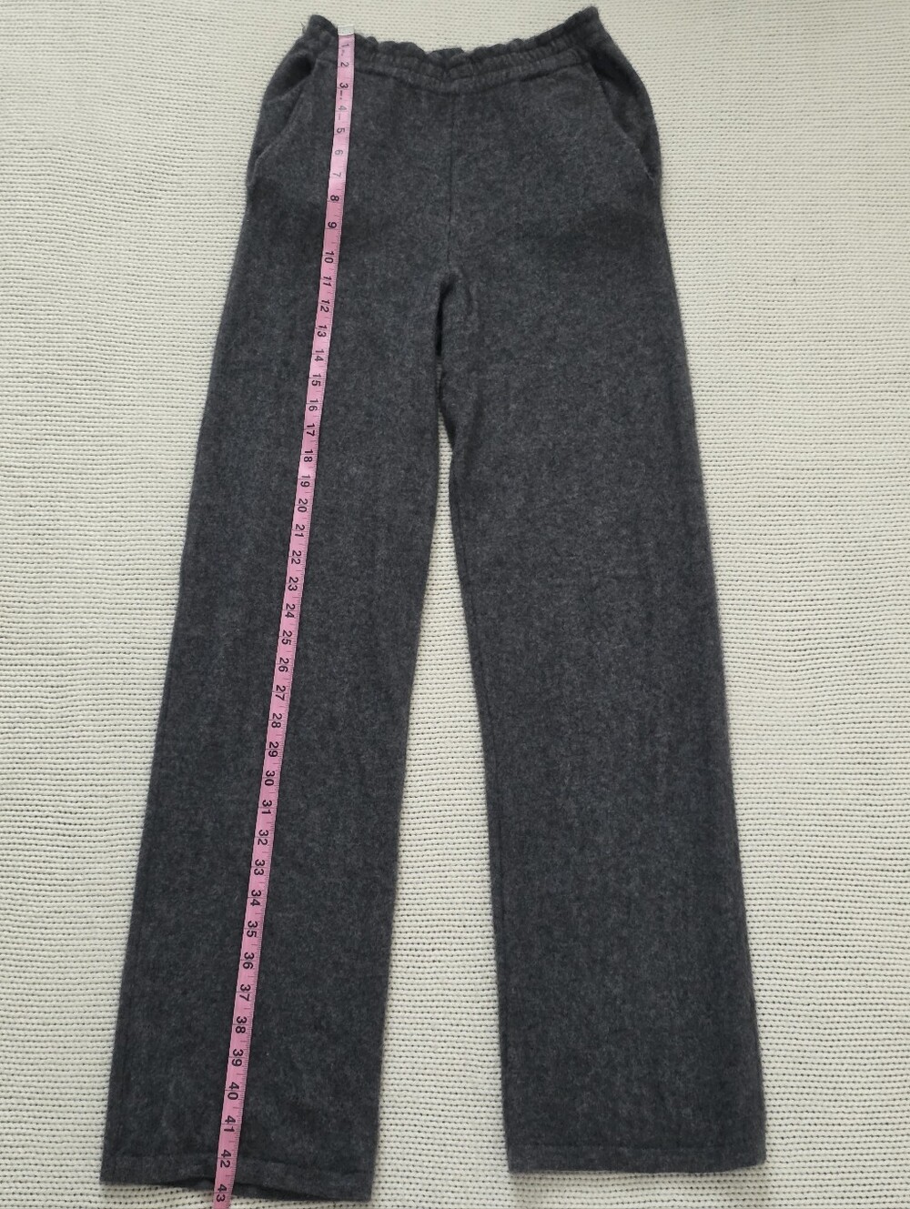Naadam 100% Cashmere Lounge Pants/ Ralph Lauren Short Sleeve Sweater Top, XS - Picture 5 of 13